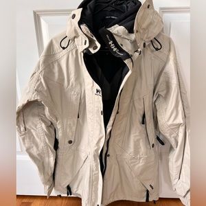 Hello Hansen Beige Ski / Rain Jacket